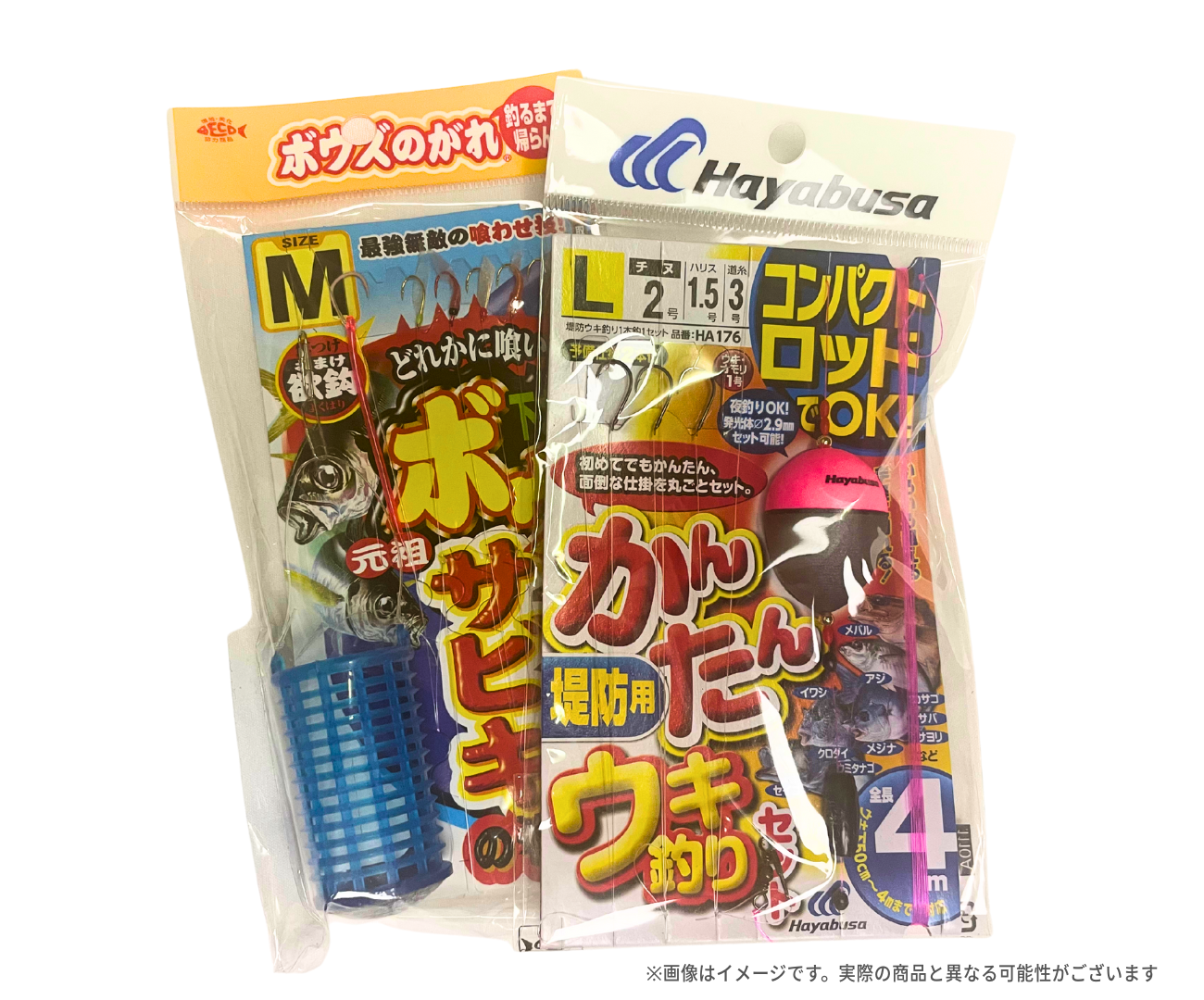 ウキ釣り仕掛け、サビキ釣り仕掛けの画像