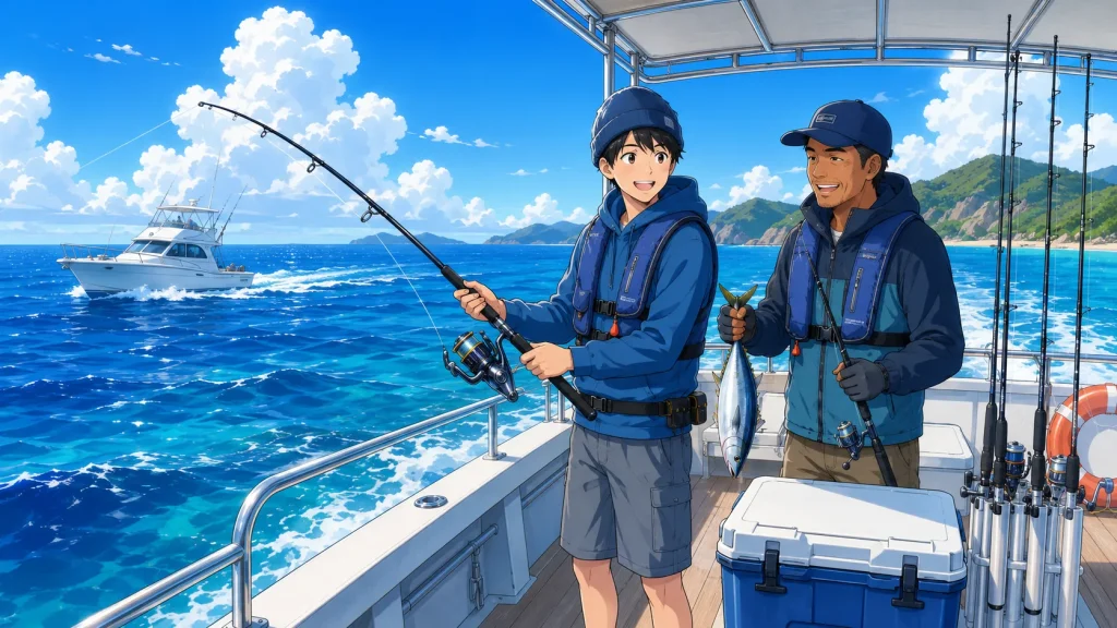 船釣り体験(沖釣り体験)を活用したイメージ画像